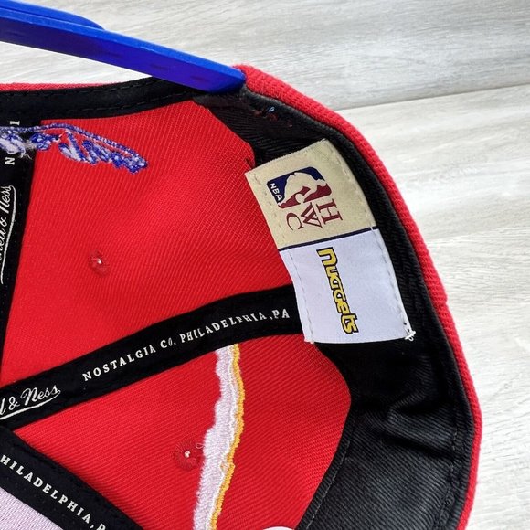 Denver Nuggets Mitchell & Ness NBA Jumbotron Snapback HWC Hardwood Classics Hat - Picture 9 of 12